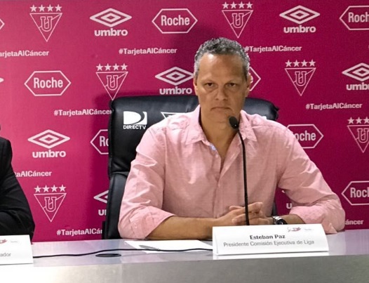 Esteba Paz anuncia a los dos nuevos refuerzos de Liga de Quito