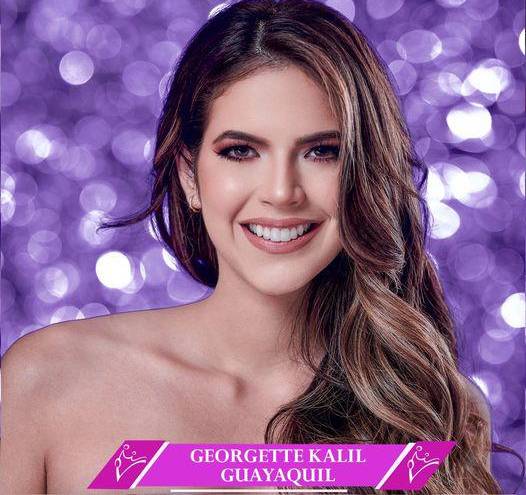 Candidatas Miss Ecuador 2022.