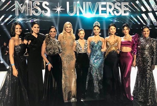 Actriz de la telenovela ´Rosario´ acompañó a Miss México en el Miss Universo