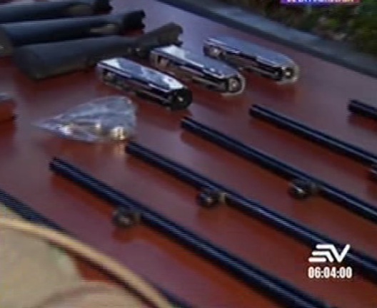 Detectan gran cantidad de armas en el sur de Guayaquil