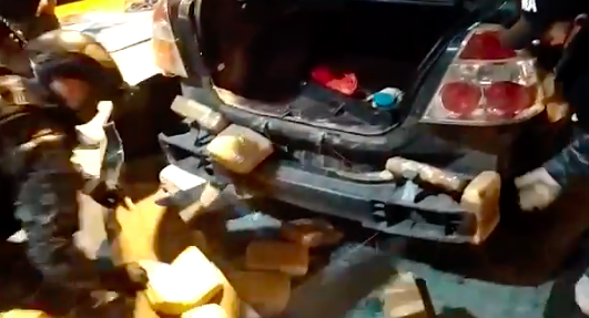 Policía incauta más de 36.000 gramos de droga en un automóvil en Napo