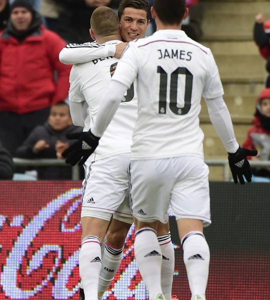 Real Madrid gana con doblete de Ronaldo y es campeón de invierno