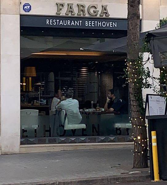 Gerard Piqué en la Farga de Beethoven.