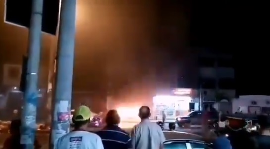 Incendio y explosión alarmó a cooperativa Juan Montalvo, en Guayaquil