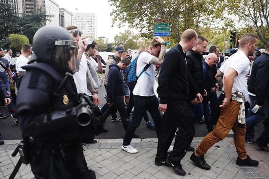 Tres aficionados del Legia Varsovia son detenidos en Madrid