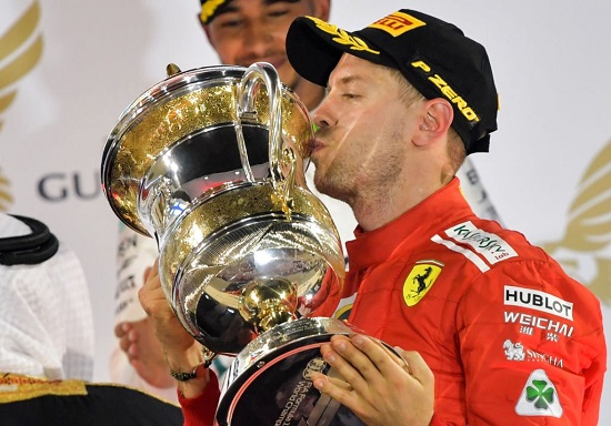 Vettel logra segunda victoria en el mundial de F1
