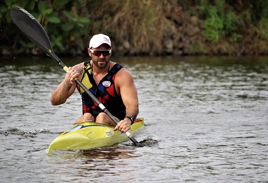 César De Cesare consigue plata en Canotaje