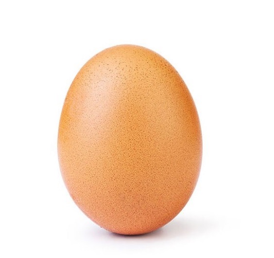 La foto de un huevo se convirtió en récord mundial en Instagram