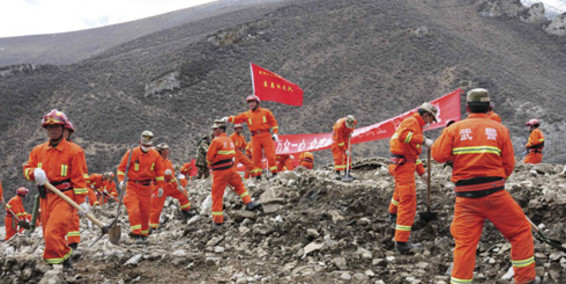 36 muertos por deslizamiento en Tibet