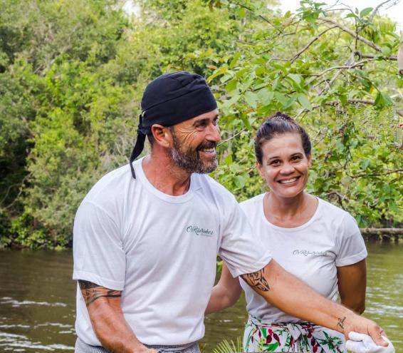 Imagen de archivo de David Peregrina, y su esposa, Érica da Silva.