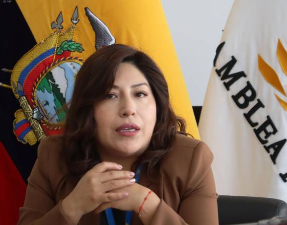 Inés Alarcón, asambleísta de ADN y presidenta de la Comisión de Seguridad de la Asamblea.