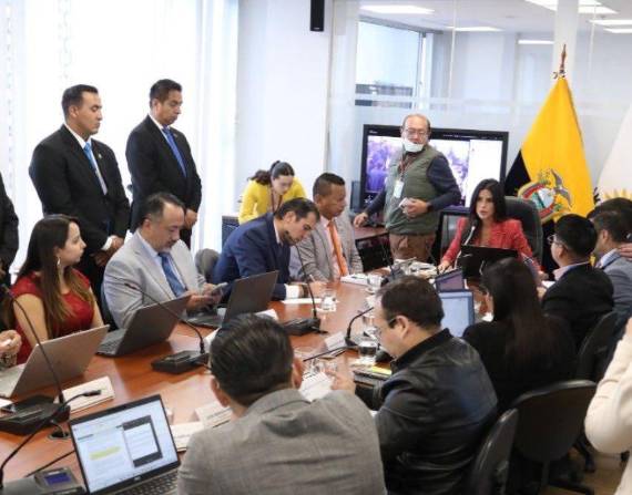 Reunión de la Comisión de Transparencia de la Asamblea Nacional.