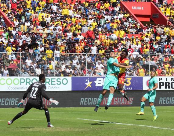 Roberto Ordoñez marcó el gol de Aucas