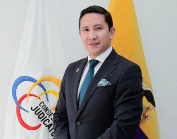 Fotografía de Henry Gaibor, quien presidió al Consejo de la Judicatura de Pichincha.
