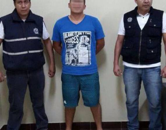 Freddy Anchudia es líder de la organización delictiva R7.