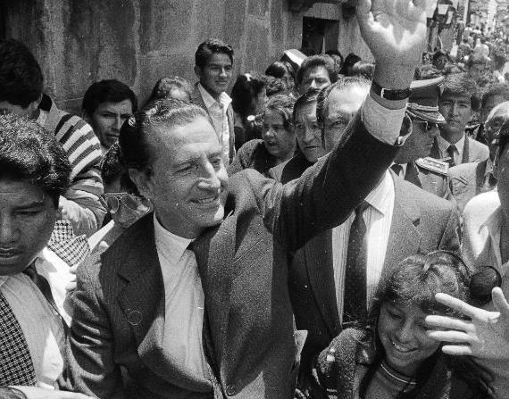 Exmandatario de Ecuador, Rodrigo Borja Cevallos.