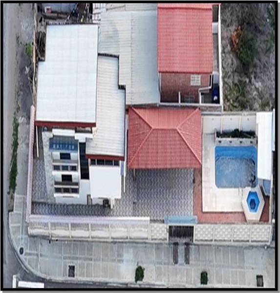 Imagen de una casa del círculo familiar de alias Fito.