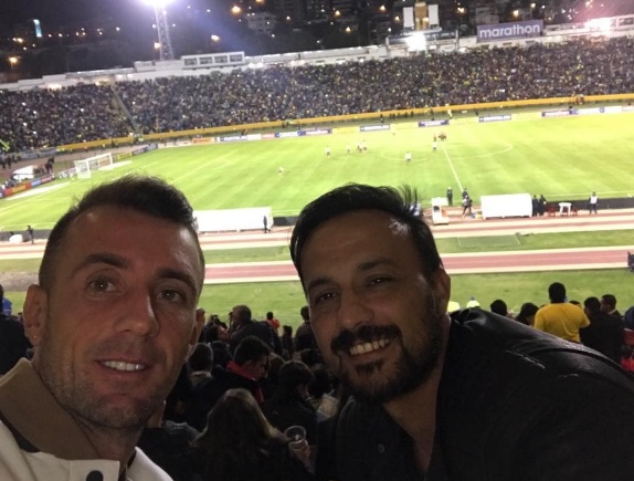 Damián Díaz estuvo en la victoria de Argentina sobre Ecuador