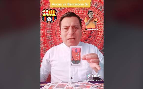 Brujo peruano vaticina que Barcelona SC será campeón sobre Aucas en el 'Chillogallo'
