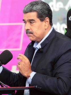 Fotografía cedida por Prensa Miraflores del presidente de Venezuela, Nicolás Maduro.