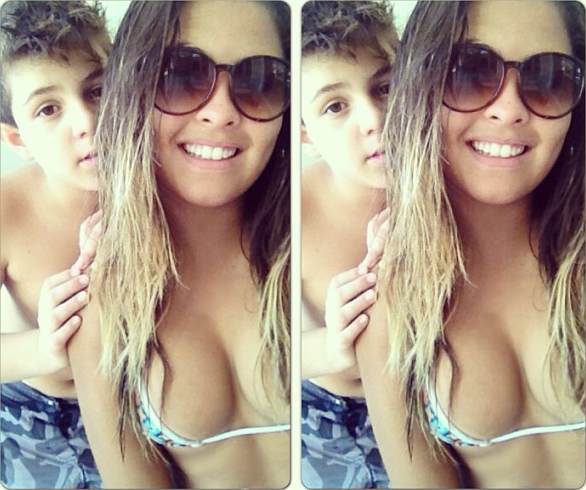 Danielle Favatto, la hija de Romário, es la nueva sensación de Brasil