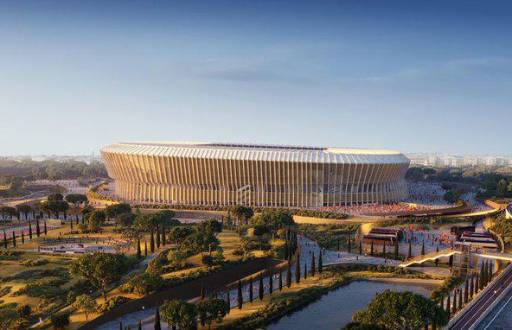 Proyecto del nuevo estadio del AS Roma