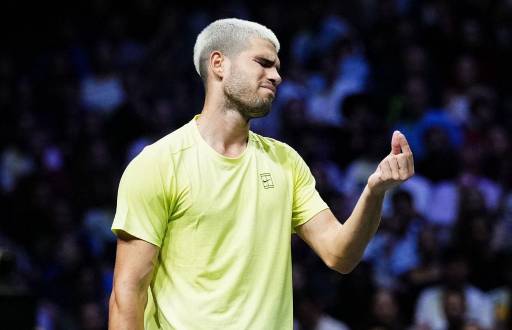 Carlos Alcaraz quedó fuera de la competición en 16 avos de final.