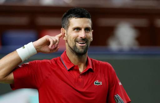 El tenista serbio, Novak Djokovic,