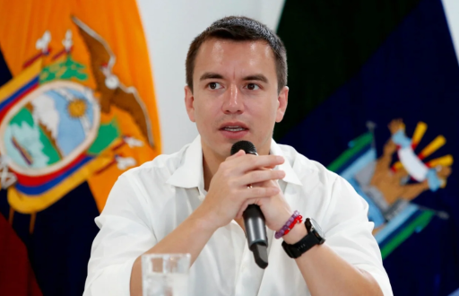Presidente de Ecuador Daniel Noboa