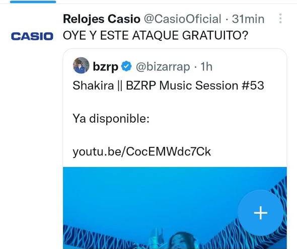CASIO responde a la canción de Shakira: Cambiaste un Rolex por un Casio, ¿qué dijeron?