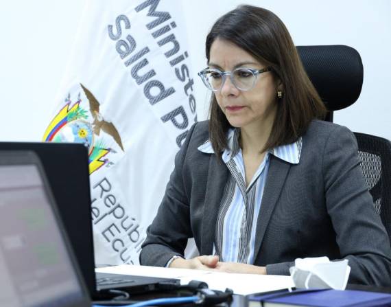 La ministra Ximena Garzón fue la primera ministra de Salud del gobierno de Lasso.