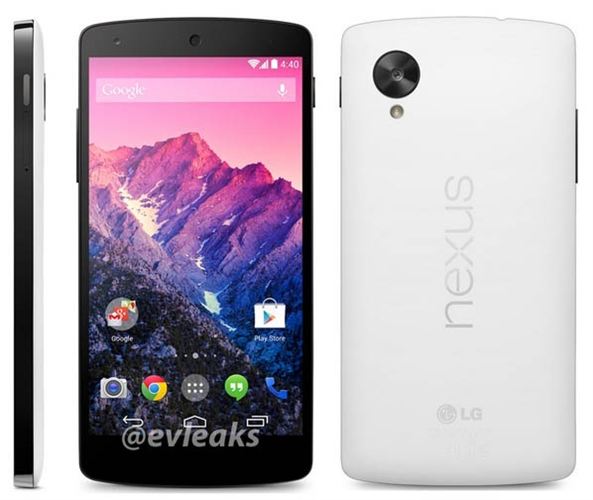 Se filtran dos imágenes oficiales del nuevo Google Nexus 5