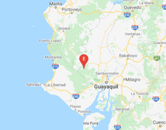 Sismo de magnitud 4,91 se produjo en la provincia del Guayas