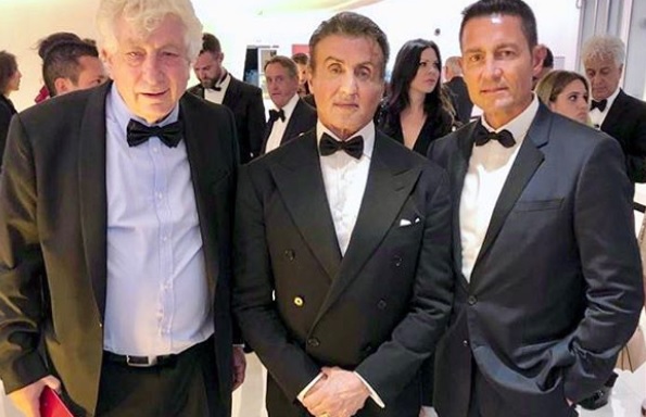 Fernando Colunga y su foto con Sylvester Stallone