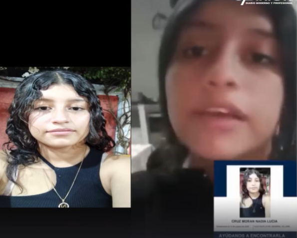 Una menor reportada como desaparecida en General Villamil aparece en un video y dice estar bien​​