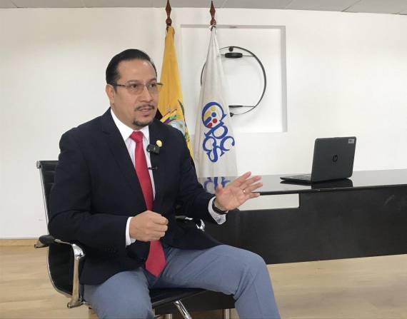 El presidente del Cpccs, Hernán Ullo, está al frente de esa institución desde febrero de 2022.