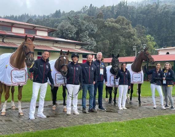 Equipo de ecuestre ecuatoriano