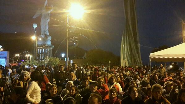 El pesebre del Panecillo fue encendido