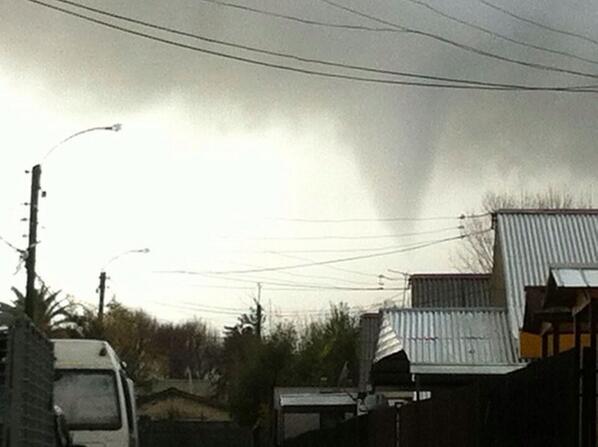 Tornado en Chile causa 200 personas afectadas