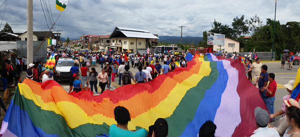 Marcha indígena denuncia retención de vehículos en El Pangui