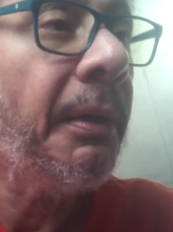 El exvicepresidente de la República, Jorge Glas, comparece desde la Cárcel del Encuentro.