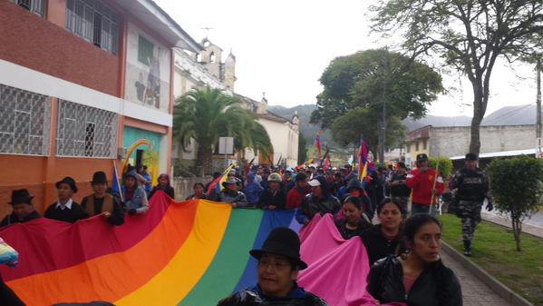 Conaie denuncia espionaje de la Senain en cuarto día de movilizaciones