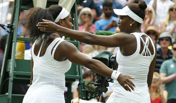Serena elimina a su hermana en Wimbledon