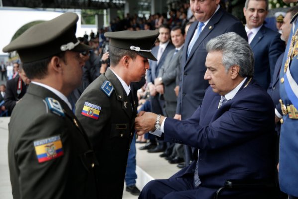 En Día del Policía, Moreno recuerda que su Gobierno les ha destinado $950 millones