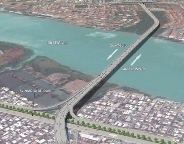 Estudio de impacto ambiental del puente Guayaquil-Samborondón fue socializado