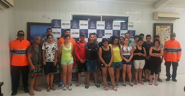 Migrantes ecuatorianos fueron rescatados en el Caribe colombiano