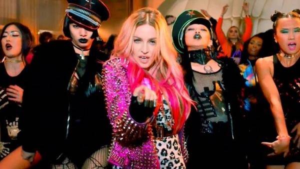 Madonna une a Beyoncé, Katy Perry, Miley Cyrus y Jon Kortajarena en su vídeo