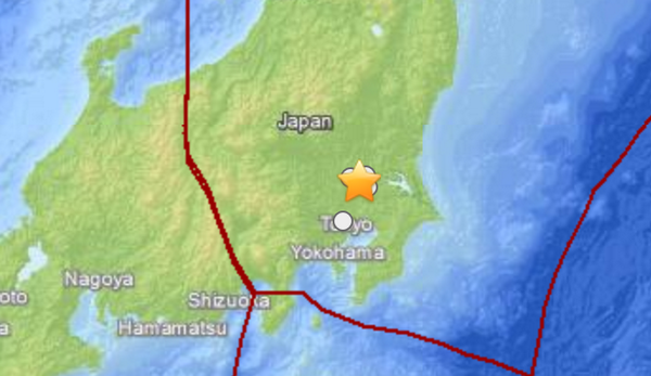 Un fuerte terremoto se siente en Tokio