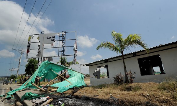 Seis personas detenidas por disturbios durante desalojos en Monte Sinaí
