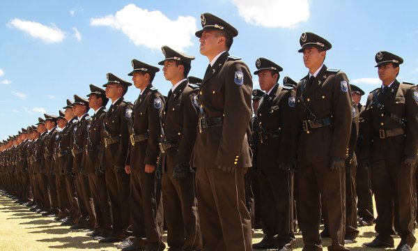 La cúpula de generales de la Policía Nacional fue ascendida hoy